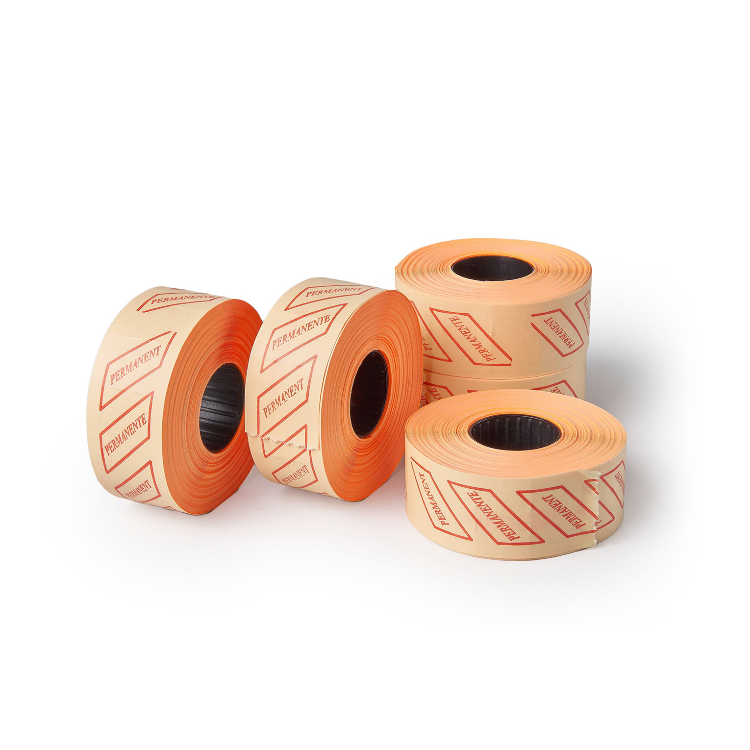 Roll. Etiqueta Recta, 260x160mm, Flúor Naranja