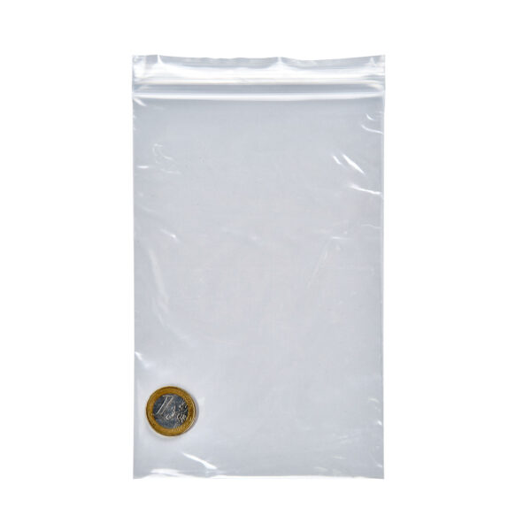 Bolsas de polietileno con autocierre transparente 120x180mm para alimentos (Ref 5177)
