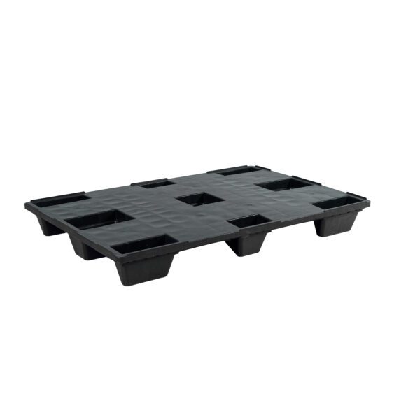 Europalet de plástico liso 1200x800mm apilable (28917)