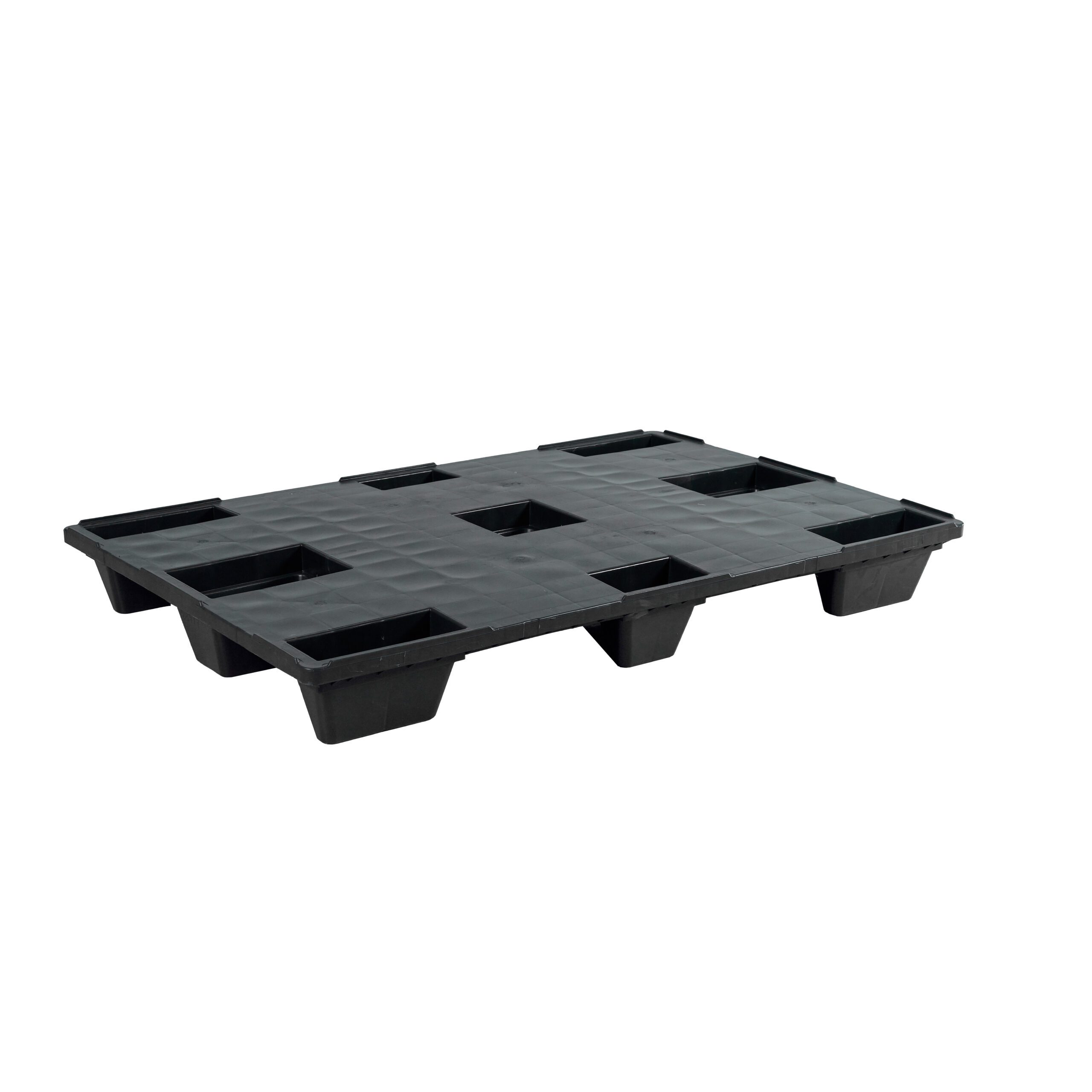 Europalet de plástico liso 1200x800mm apilable (28917)