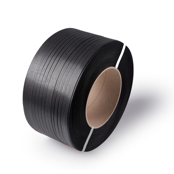 bobina de fleje de polipropileno negro 12x0.8mm para flejadora automatica