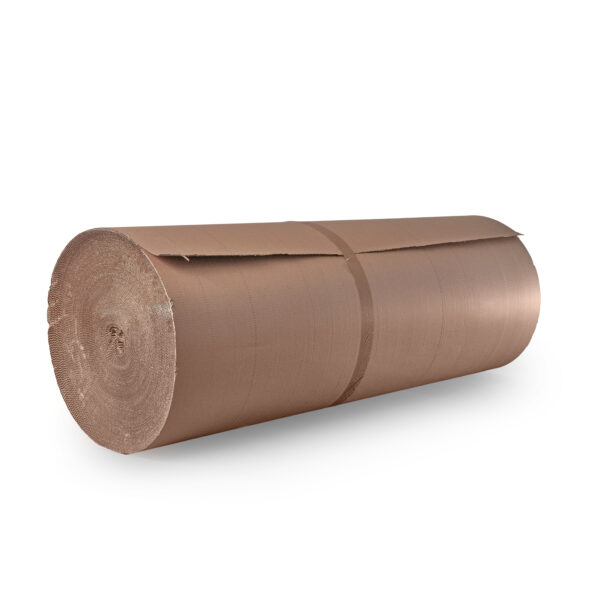 proteccion de productos con carton ondulado en rollo reciclable en almacen (Ref 279)