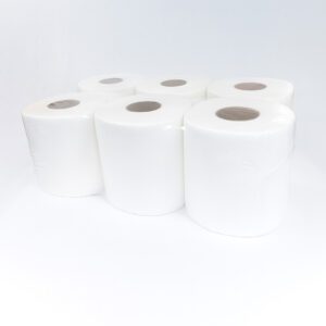 Bobina mecha celulosa de 2 capas en pack de 6