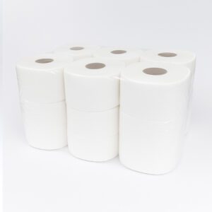 pack de 18 rollos de papel higienico industrial de 99m