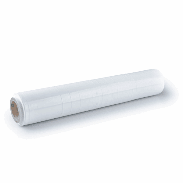 bobina de film estirable reciclado manual blanco 23 micras