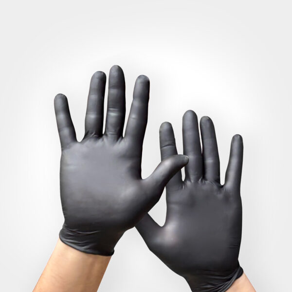 Guantes de nitrilo desechables negros SANYC Sensitive talla S