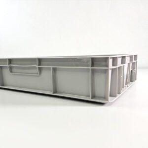 Caja de plástico de norma europea de 600x400x120 mm 497-perfil