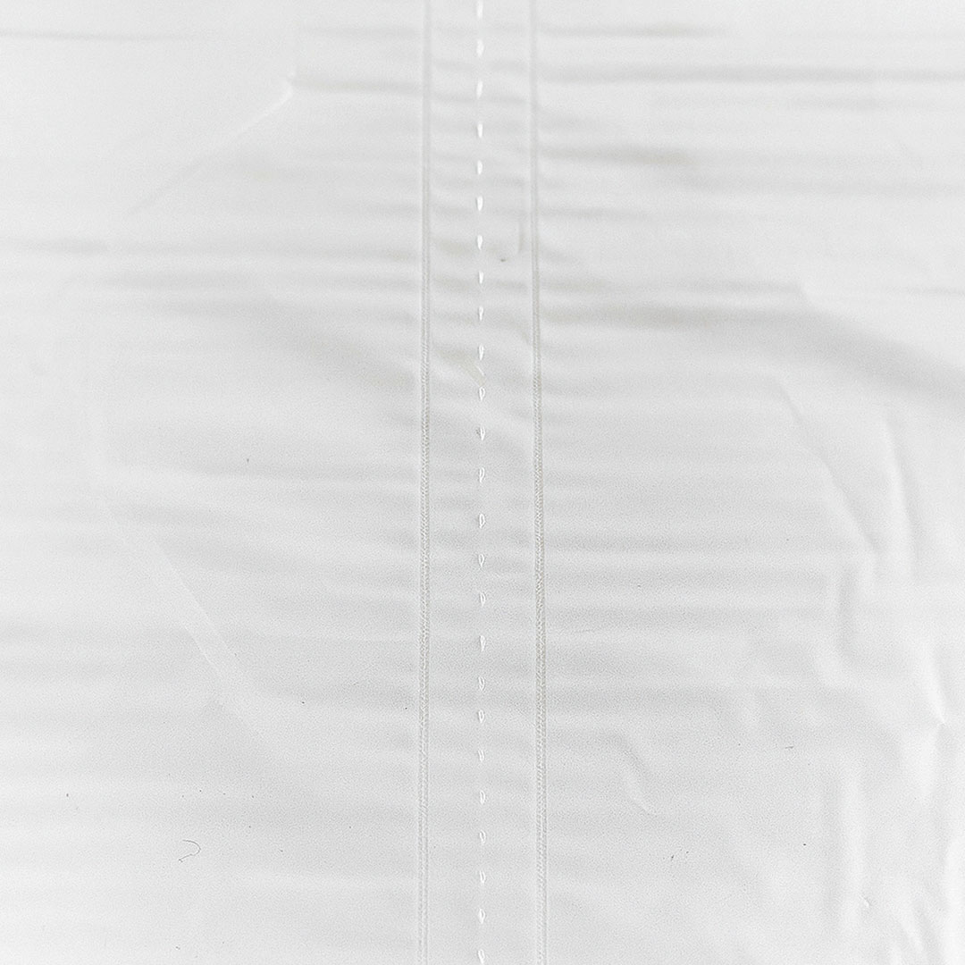 Detalle del precorte del Rollo de bobina de burbujas de aire de 700 metros con cojines de 200x200mm 70751-detalle
