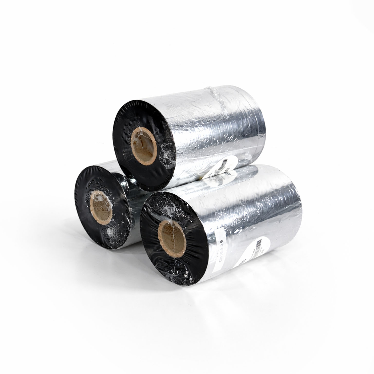 tres rollos de cinta ribbon thermal transfer