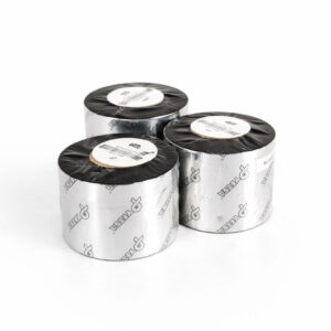 tres rollos de cinta ribbon mixto transferencia termica