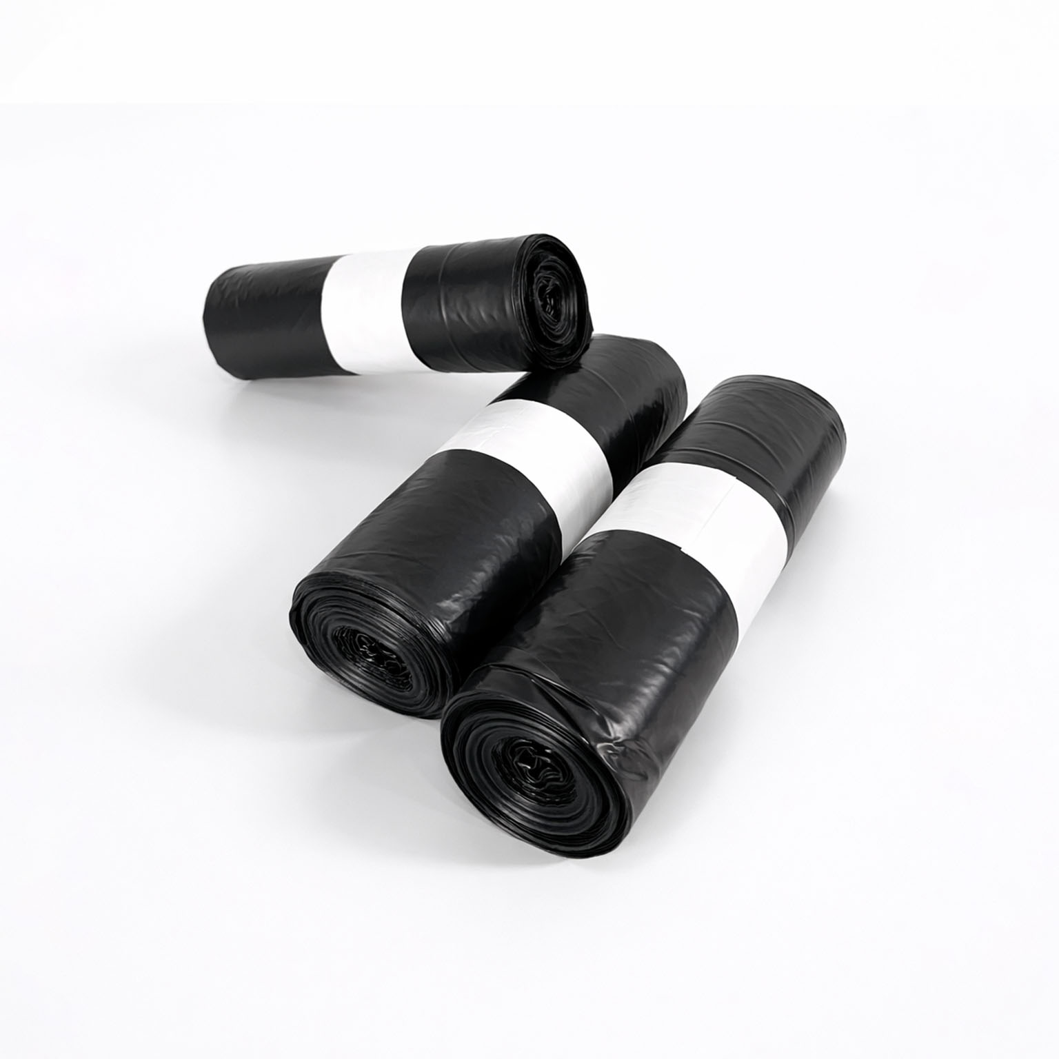 varios rollos de bolsas de basura de 150 litros