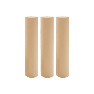 Tres bobinas papel kraft para embalaje