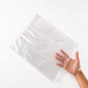Bolsa transparente para contacto alimentario